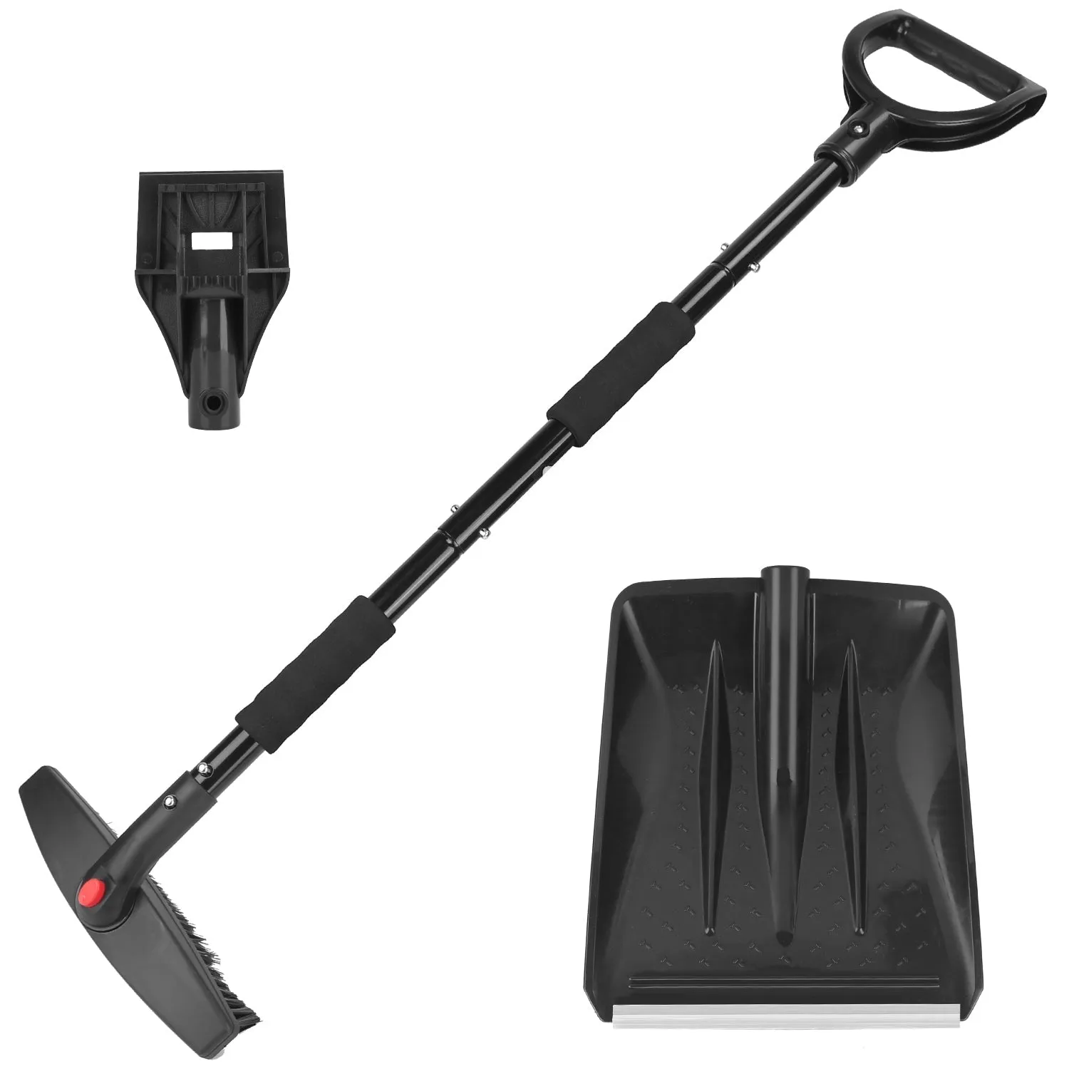3-in-1 Snow Shovel Kit Brush Ice Scraper