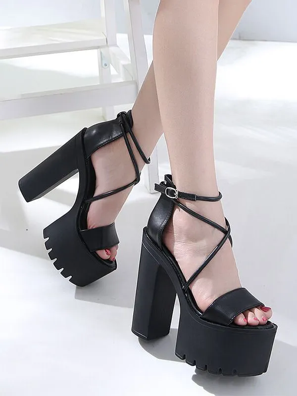 After All High Heel Sandals Gothic shoes