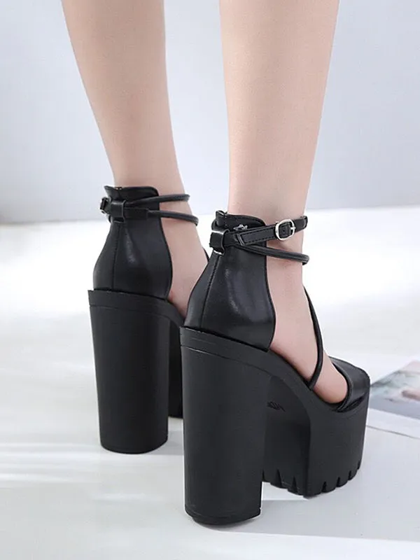 After All High Heel Sandals Gothic shoes