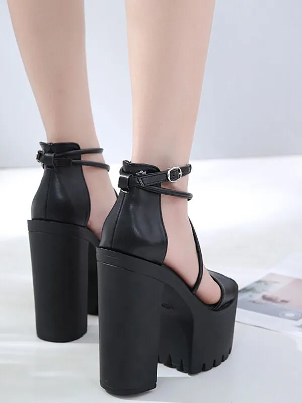 After All High Heel Sandals Gothic shoes