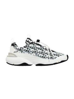 B24 Oblique Technical Fabric Low Top Sneakers White