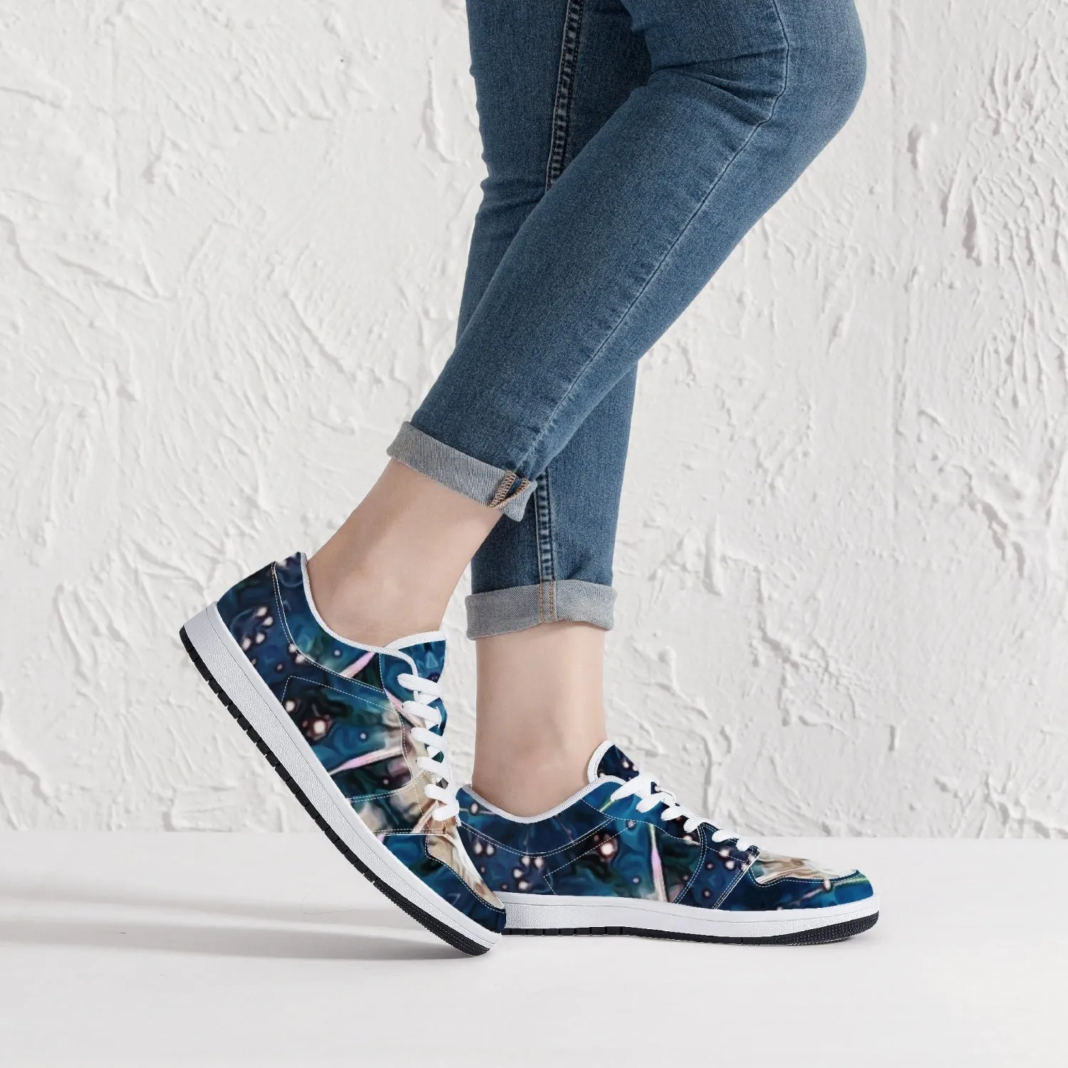 Beacon Psychedelic Split-Style Low-Top Sneakers