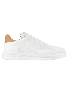 Beverly Hills Monogram Low Top Sneakers White