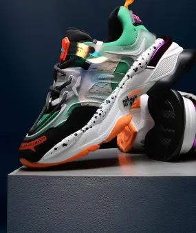 BOOPDO DESIGN COLOR BLOCK TRAINERS WITH CHUNKY SOLE