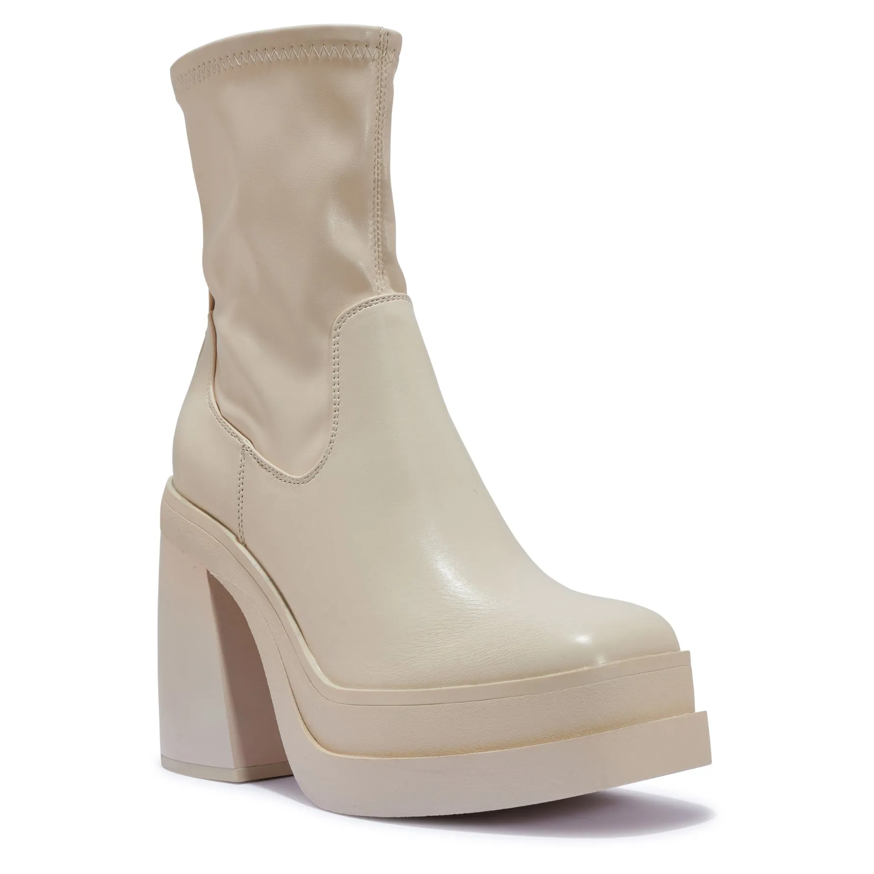BUD5 CHUNKY DOUBLE PLATFORM SOCK BOOT