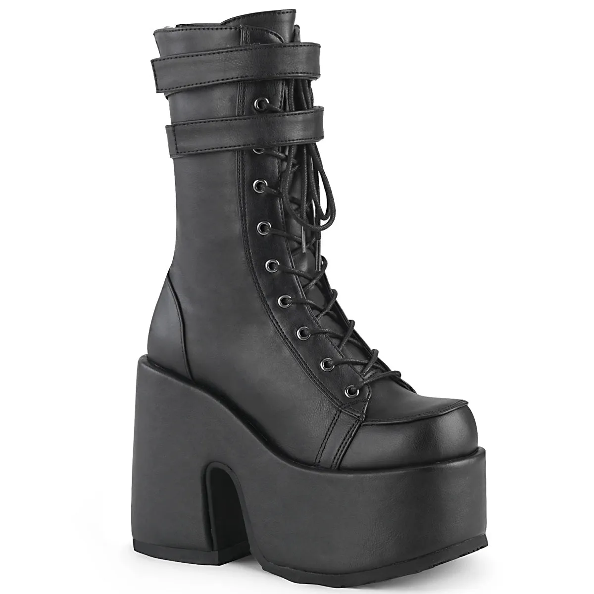 CAMEL-250 Demoniacult Alternative Footwear Women's Knee High Boots
