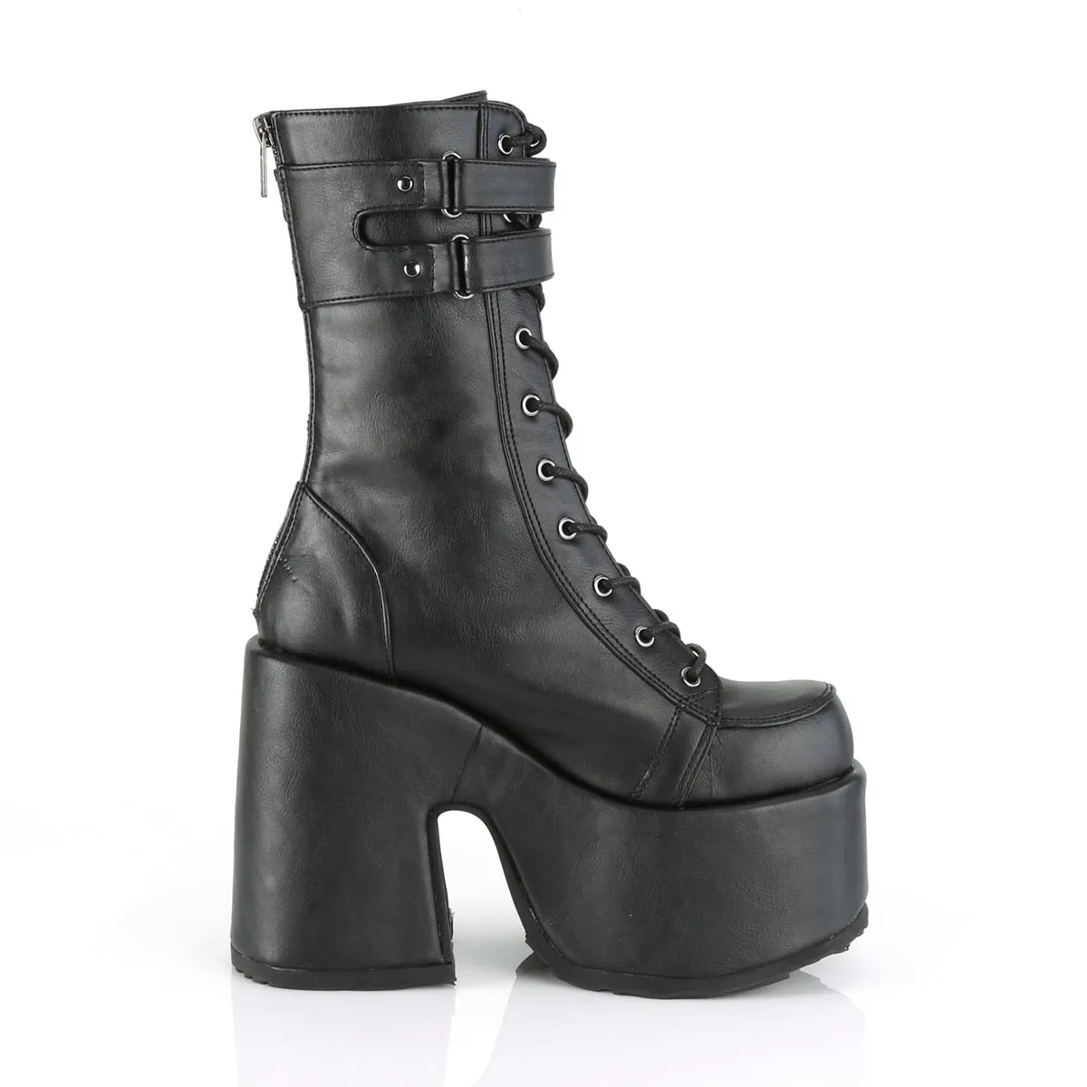 CAMEL-250 Demoniacult Alternative Footwear Women's Knee High Boots