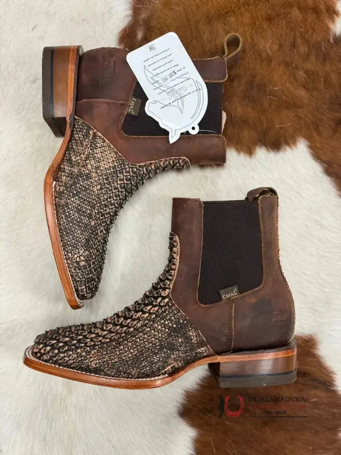 CAVAL SHORT BOOT PYTHON ORIX
