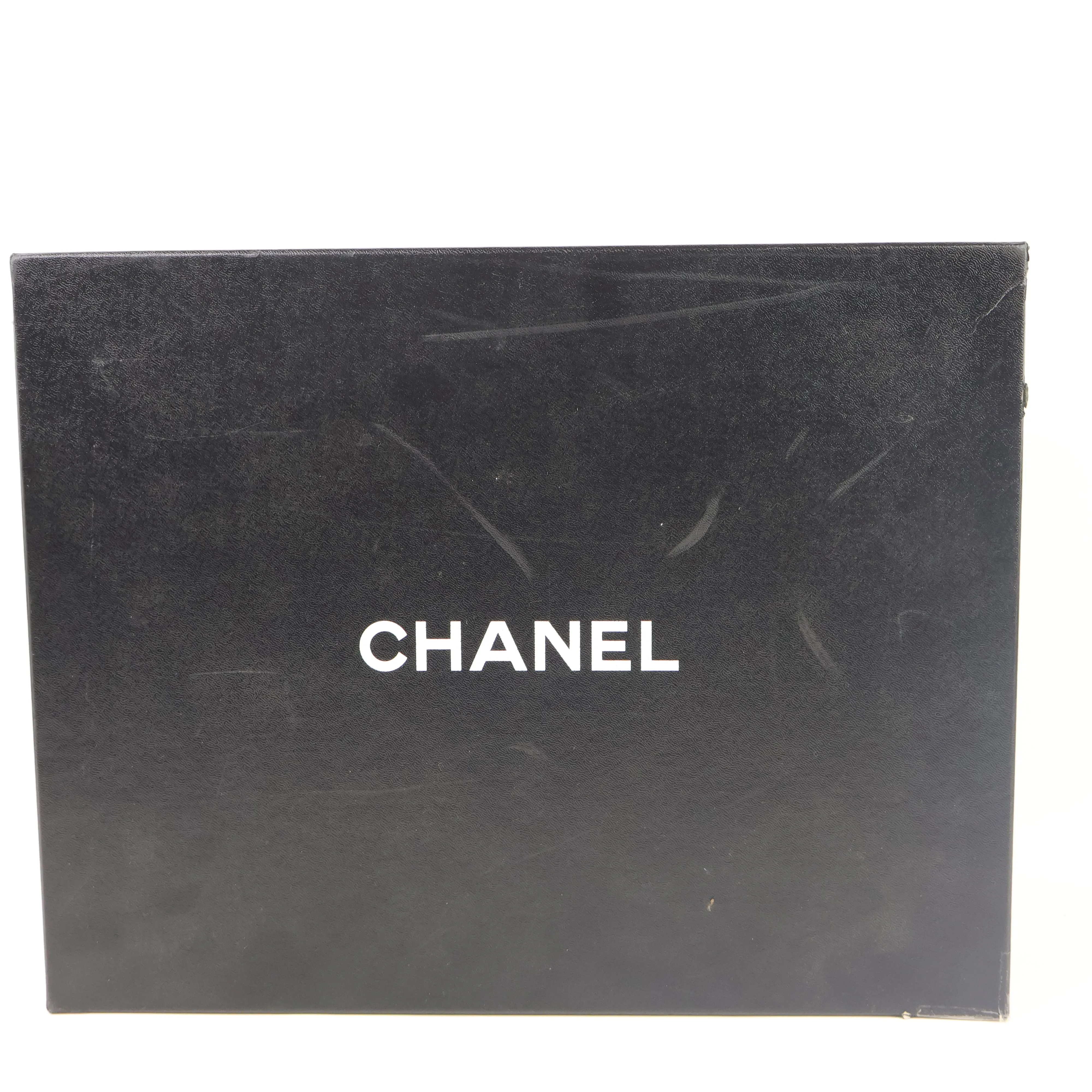 Chanel Short Boots Black Tweed 35