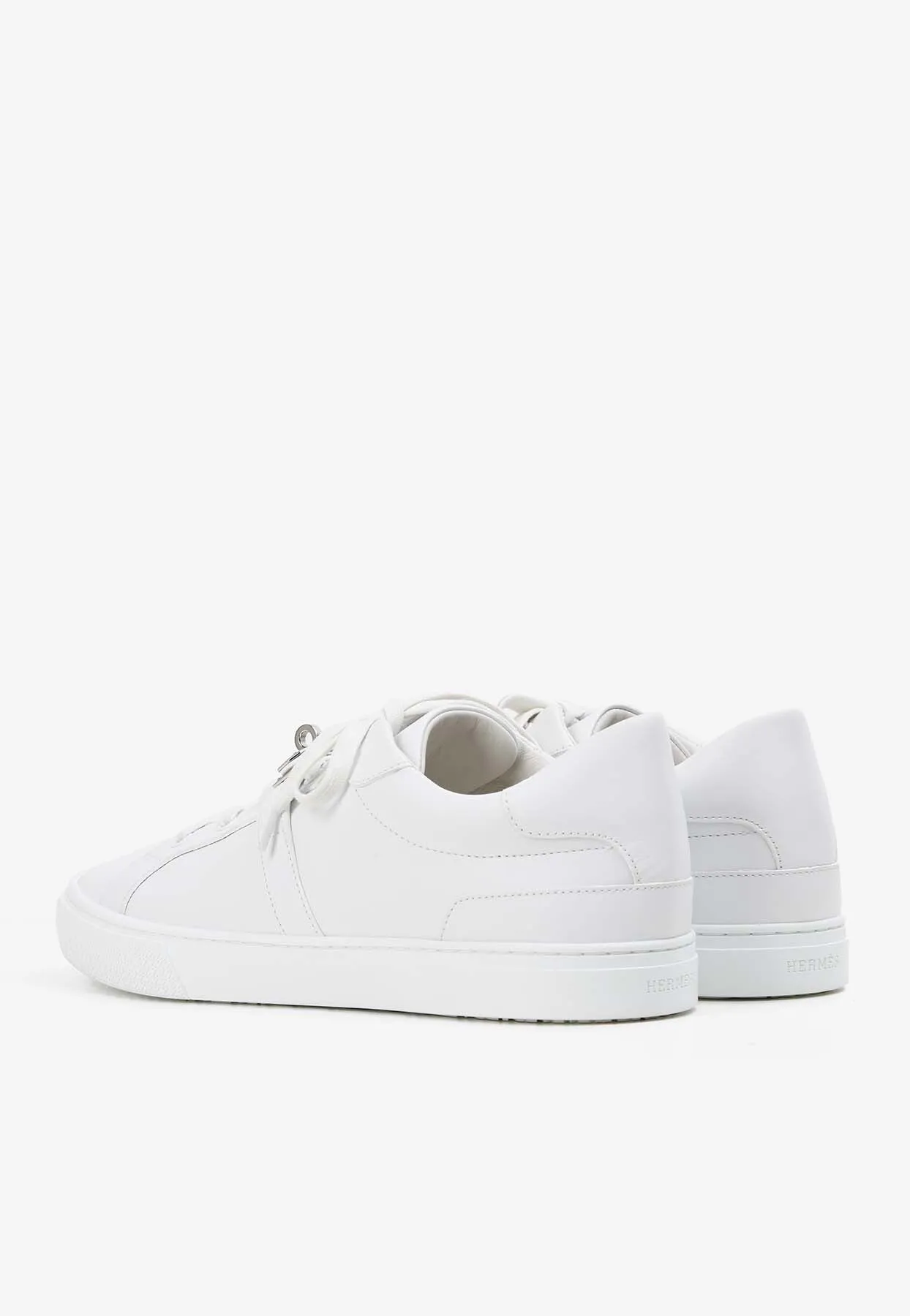 Day Palladium Kelly Buckle Sneakers in White Calf Leather