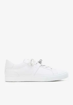 Day Palladium Kelly Buckle Sneakers in White Calf Leather