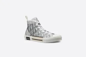 DIOR B23 HIGH-TOP DIOR OBLIQUE CANVAS SNEAKERS