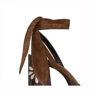 DONIO Printed Block Heel Platform Sandals