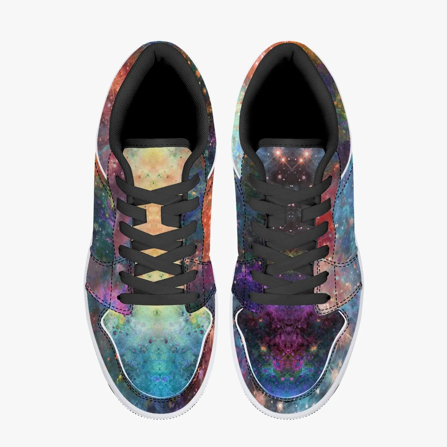 Fortuna Psychedelic Split-Style Low-Top Sneakers