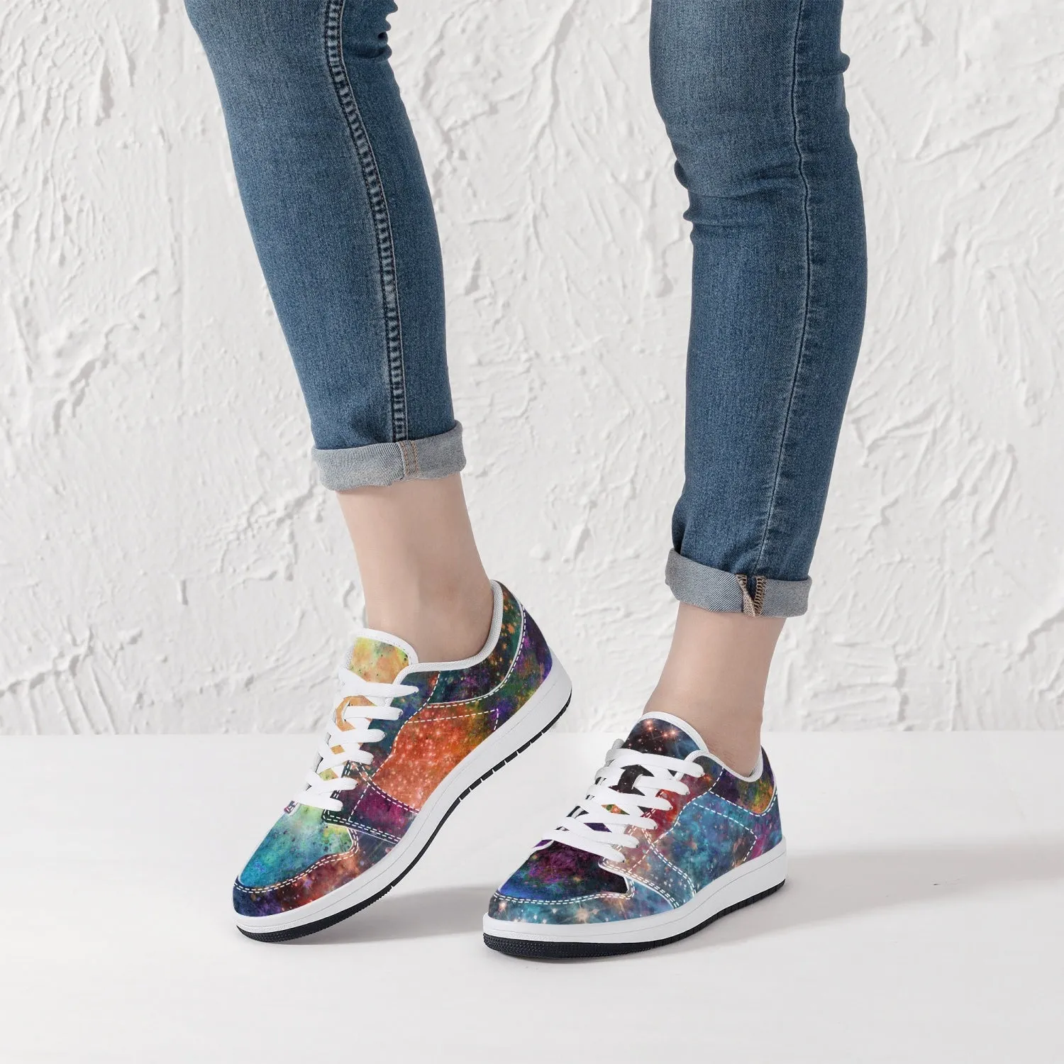 Fortuna Psychedelic Split-Style Low-Top Sneakers