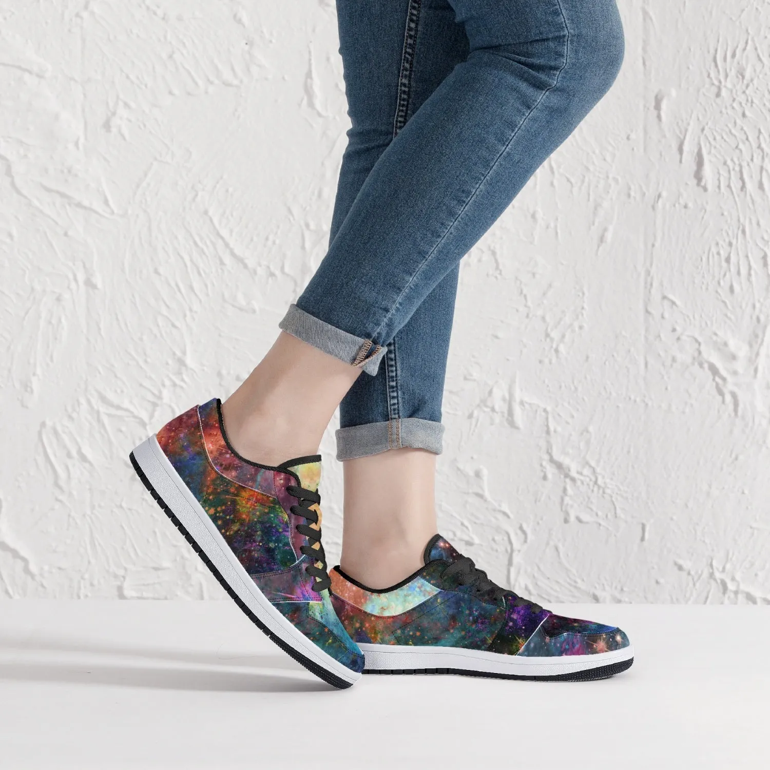 Fortuna Psychedelic Split-Style Low-Top Sneakers