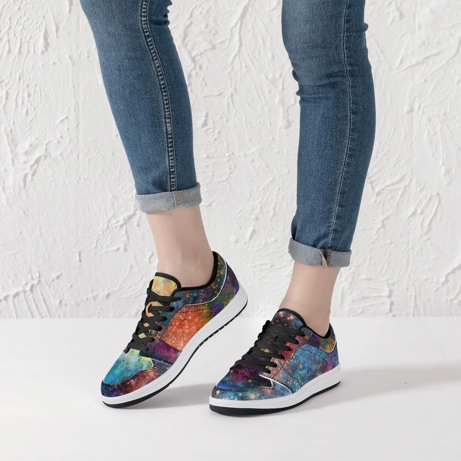 Fortuna Psychedelic Split-Style Low-Top Sneakers