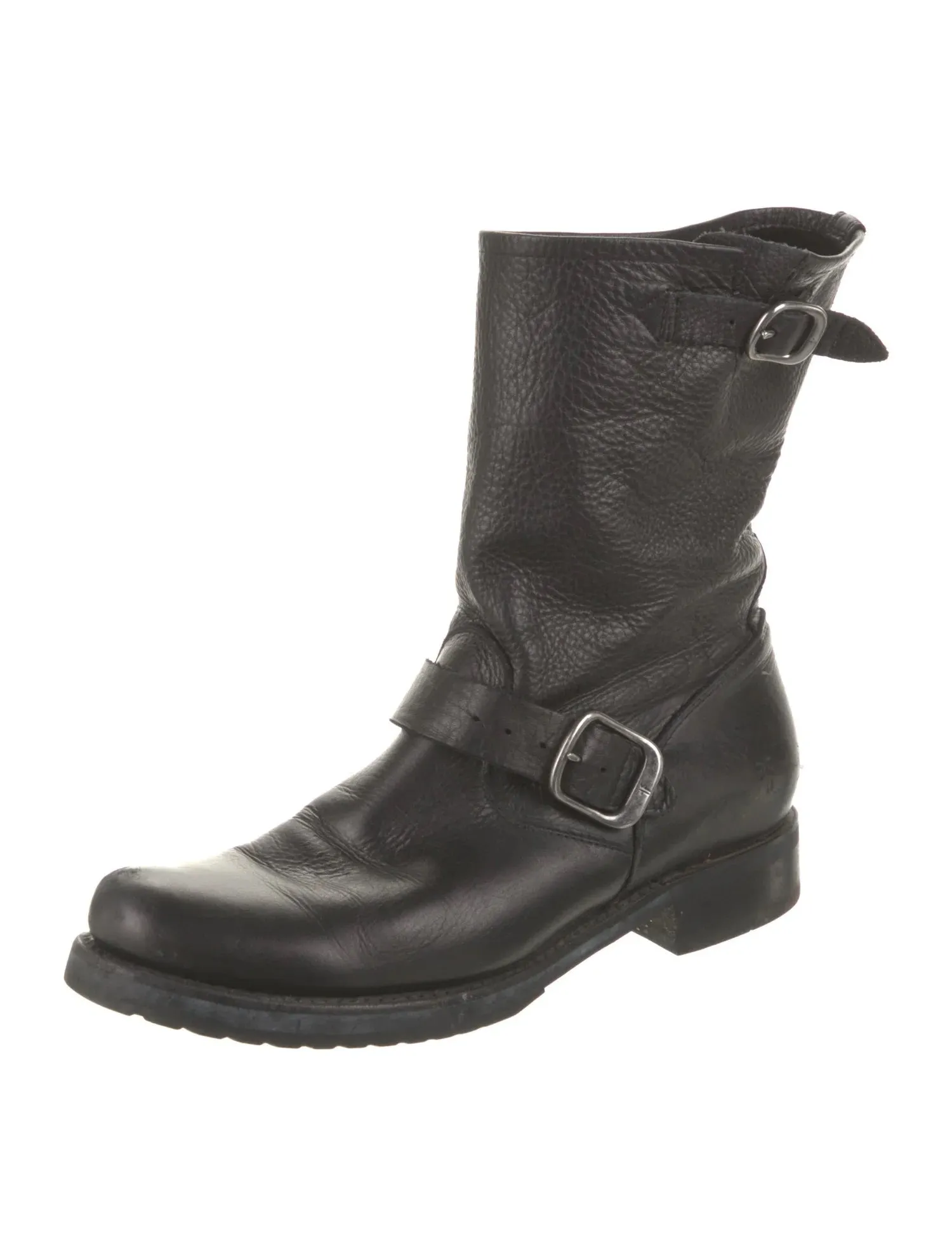 FRYE VERONICA SHORT LEATHER BOOTS