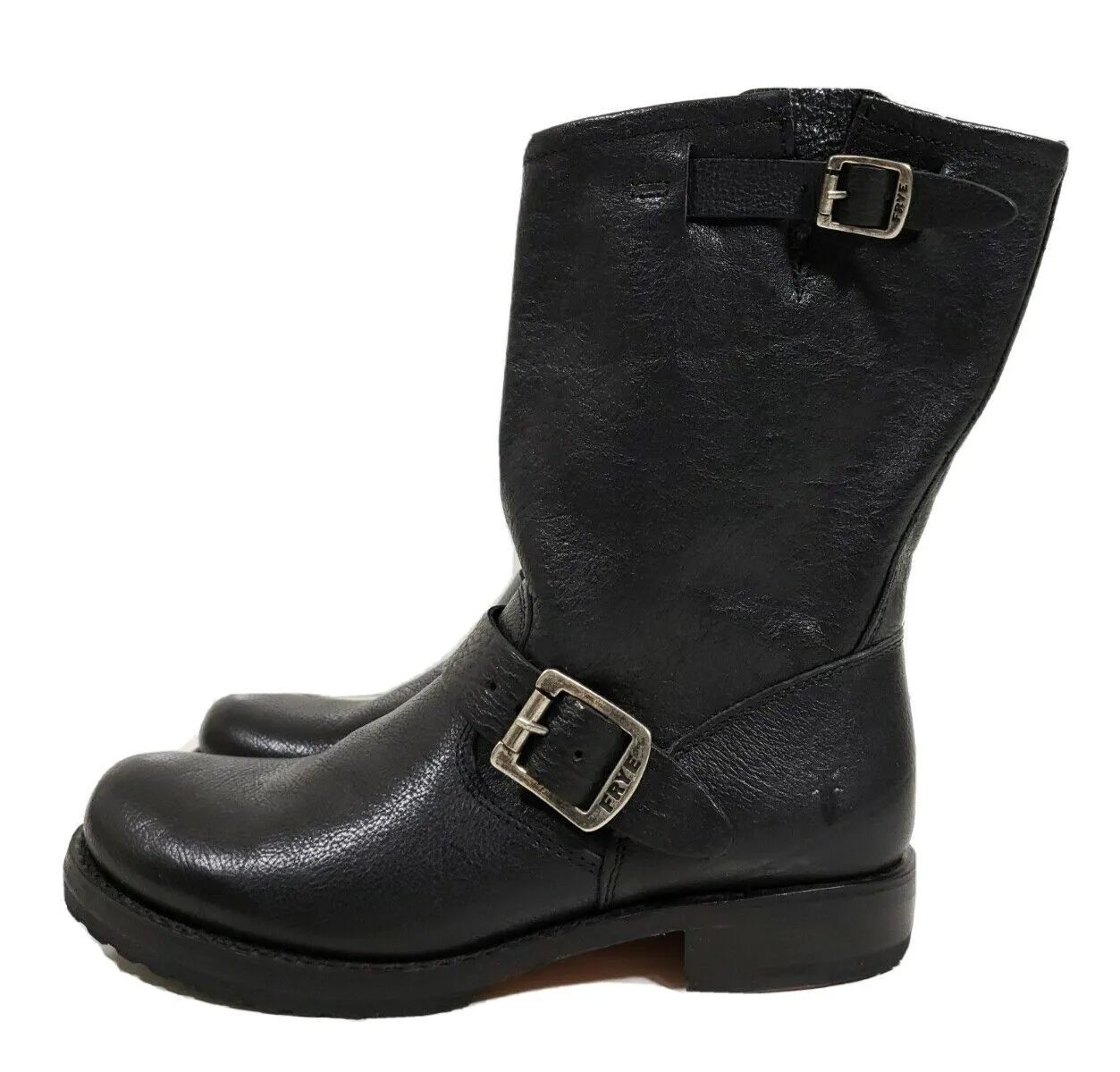 FRYE VERONICA SHORT LEATHER BOOTS