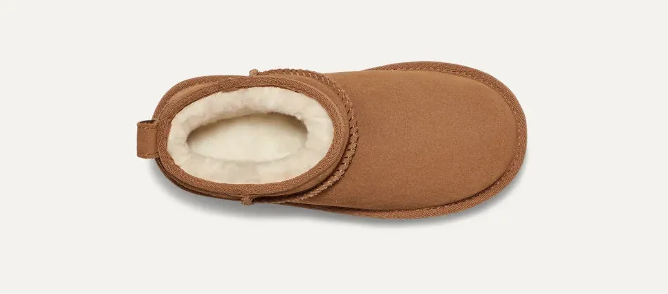Girls UGG Junior Chestnut Ultra Mini Platform Boot