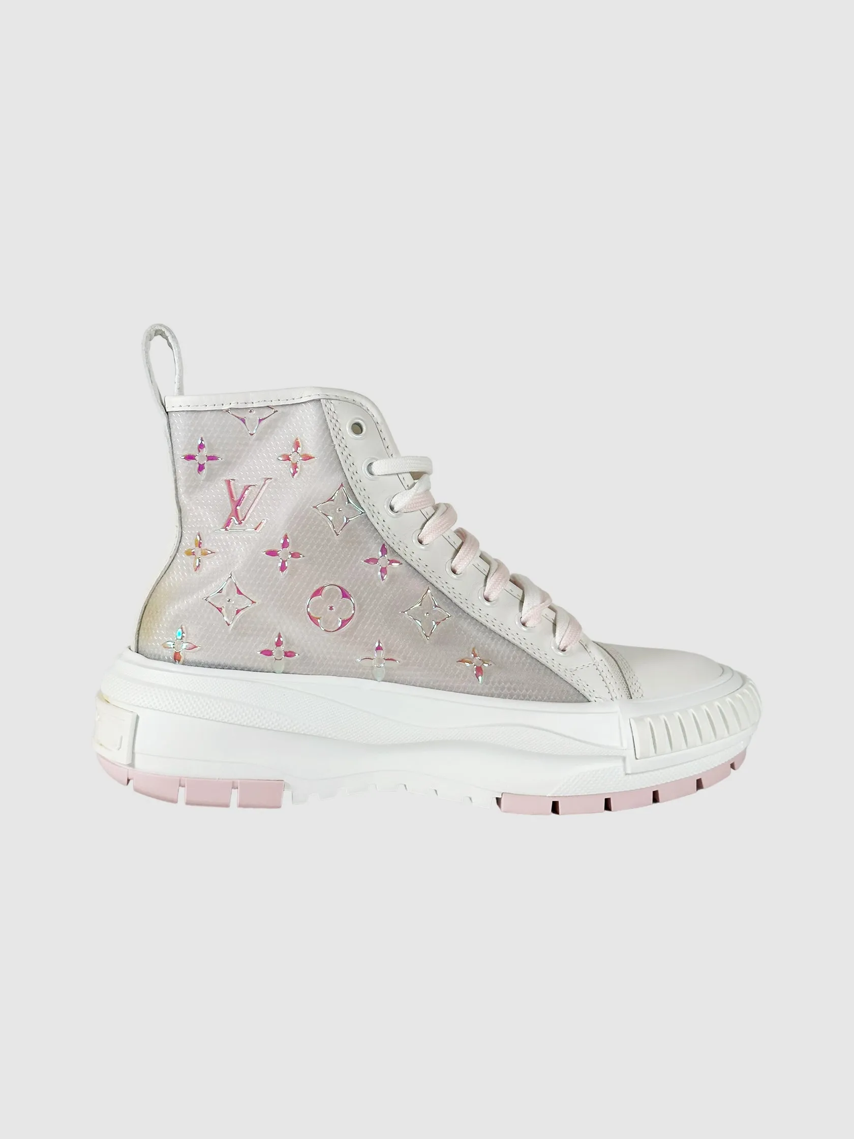 High Top Logo Sneakers - Size 37.5