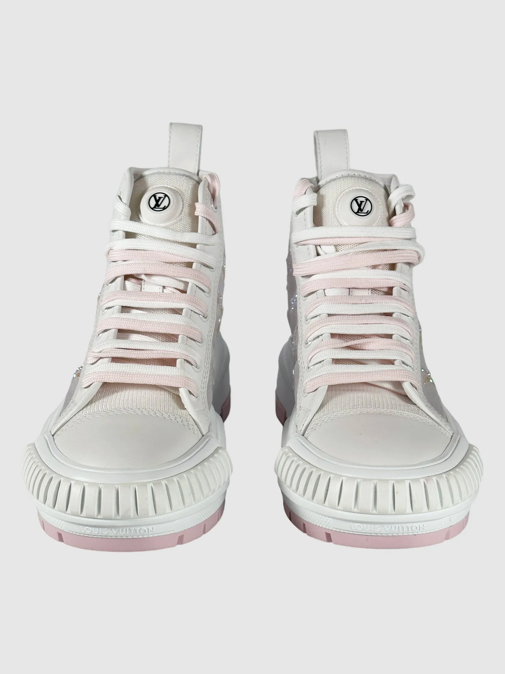 High Top Logo Sneakers - Size 37.5