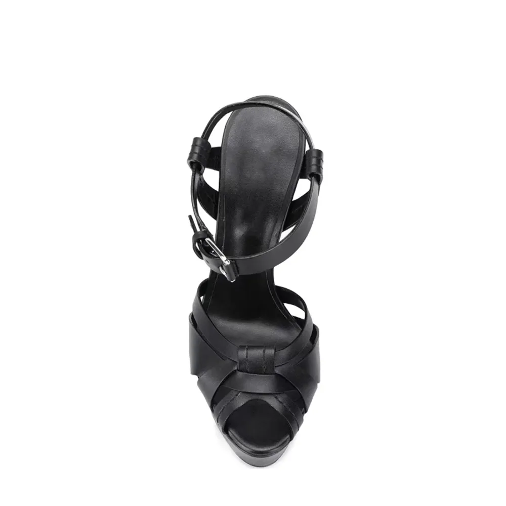 HORUI Ankle Strap Platform Sandals