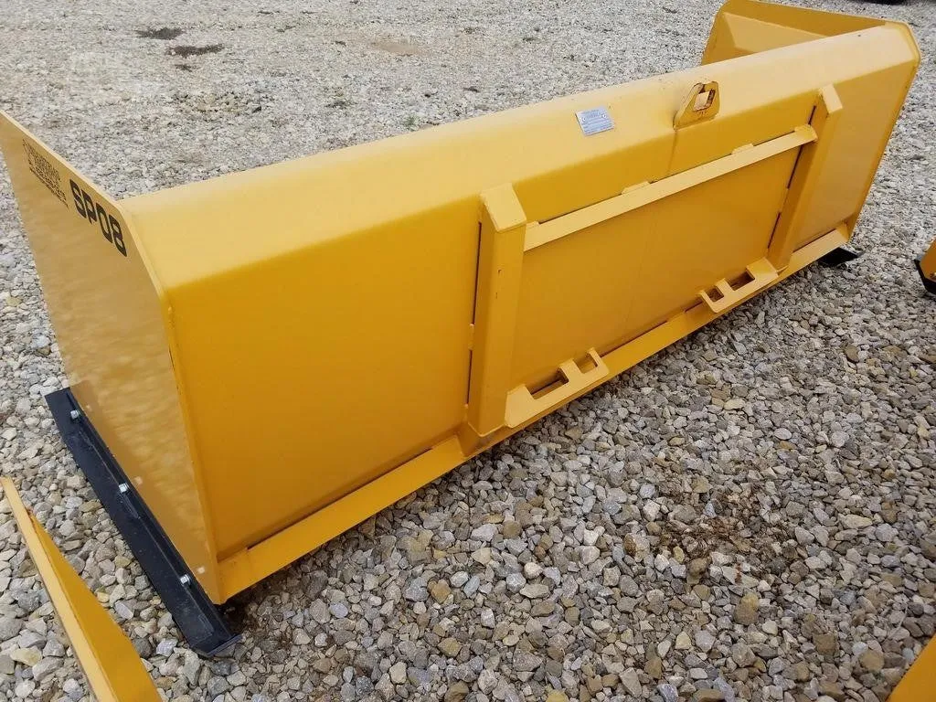 Industrias America 2024 Snow Pusher SP08 | Heavy-Duty Snow Removal Tool | For Skid Steer