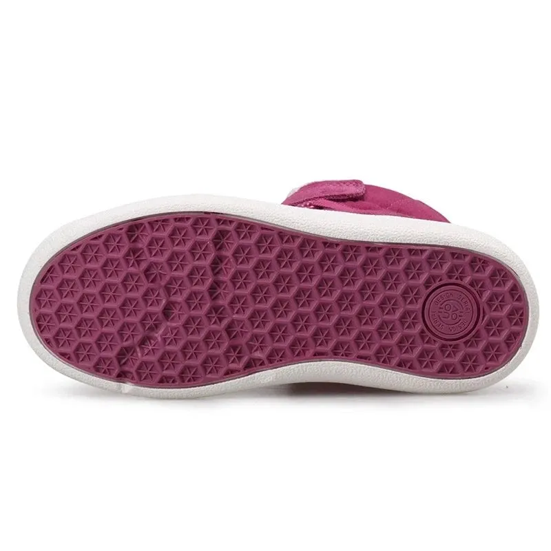 Kids Buckle Strap Velvet Warm Fur Snow Shoes