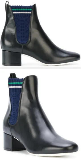 Knitted Panel Boots