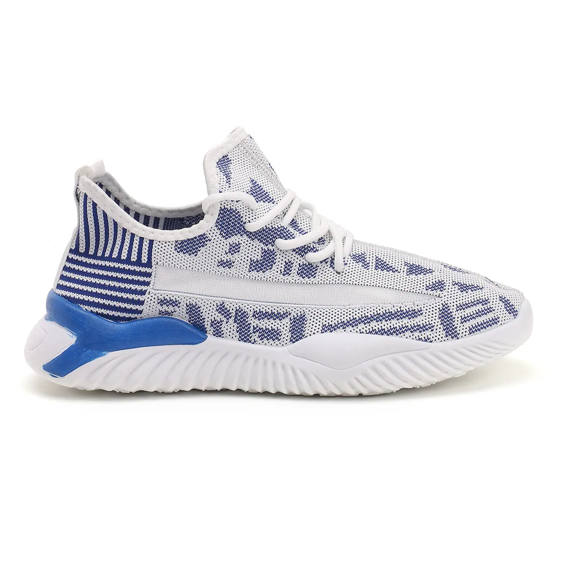 Men's Blue Knit Slip On Trainers