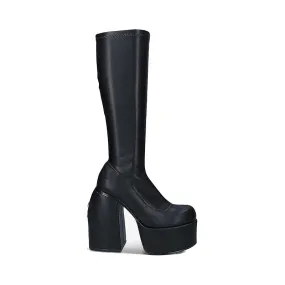 NIELS Block Heel Platform Knee High Boots