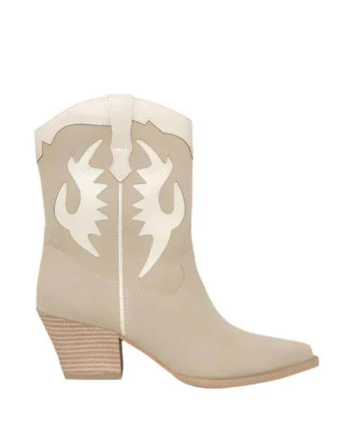 Oasis Society Houston - Layered Panel Cowboy Boots