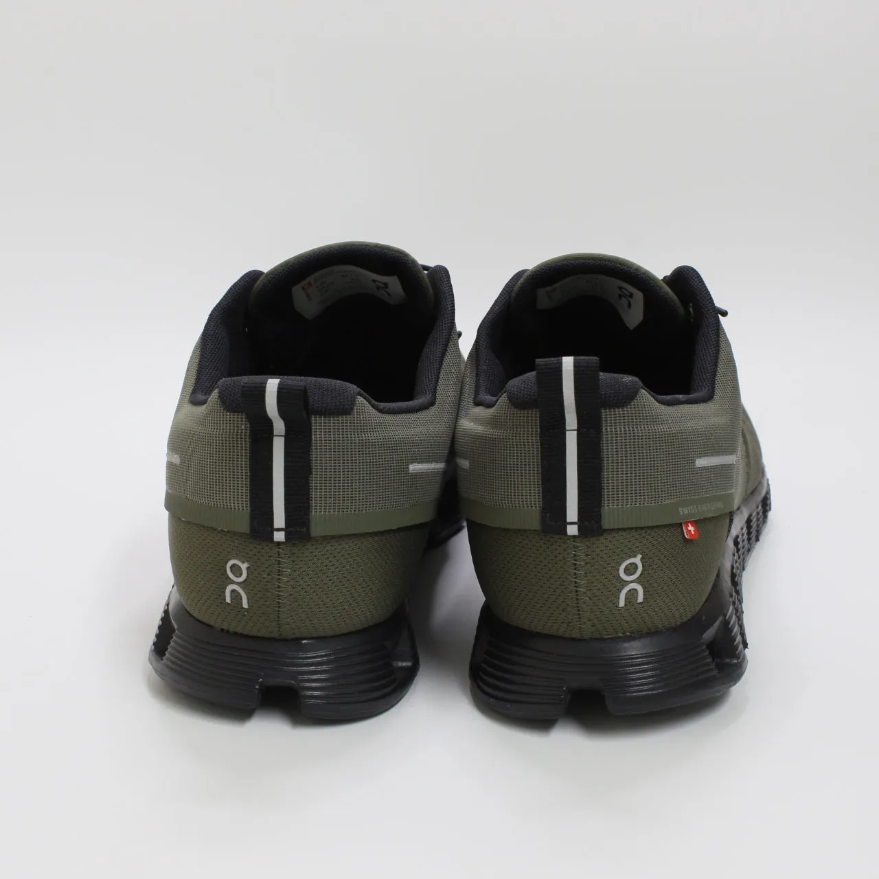 On Running Cloud 5 Waterproof Olive Black Trainers