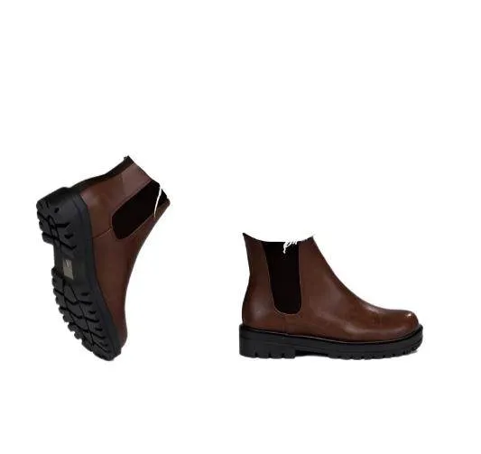 Paden Casual Black Brown Ankle Boots