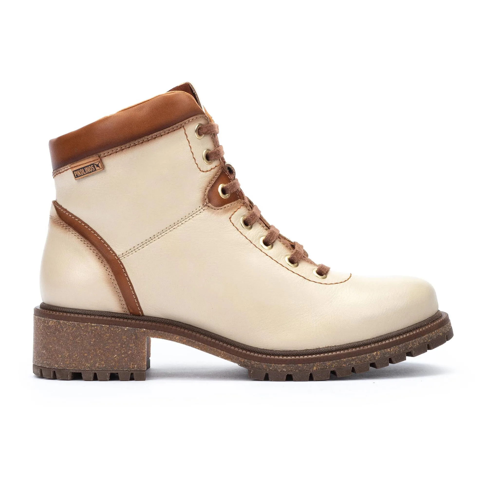 Pikolinos Aspe Lace Up Ankle Boot Marfil Women's