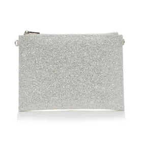 Rainbow Club Ivory Satin and Glitter Handbag Arizona