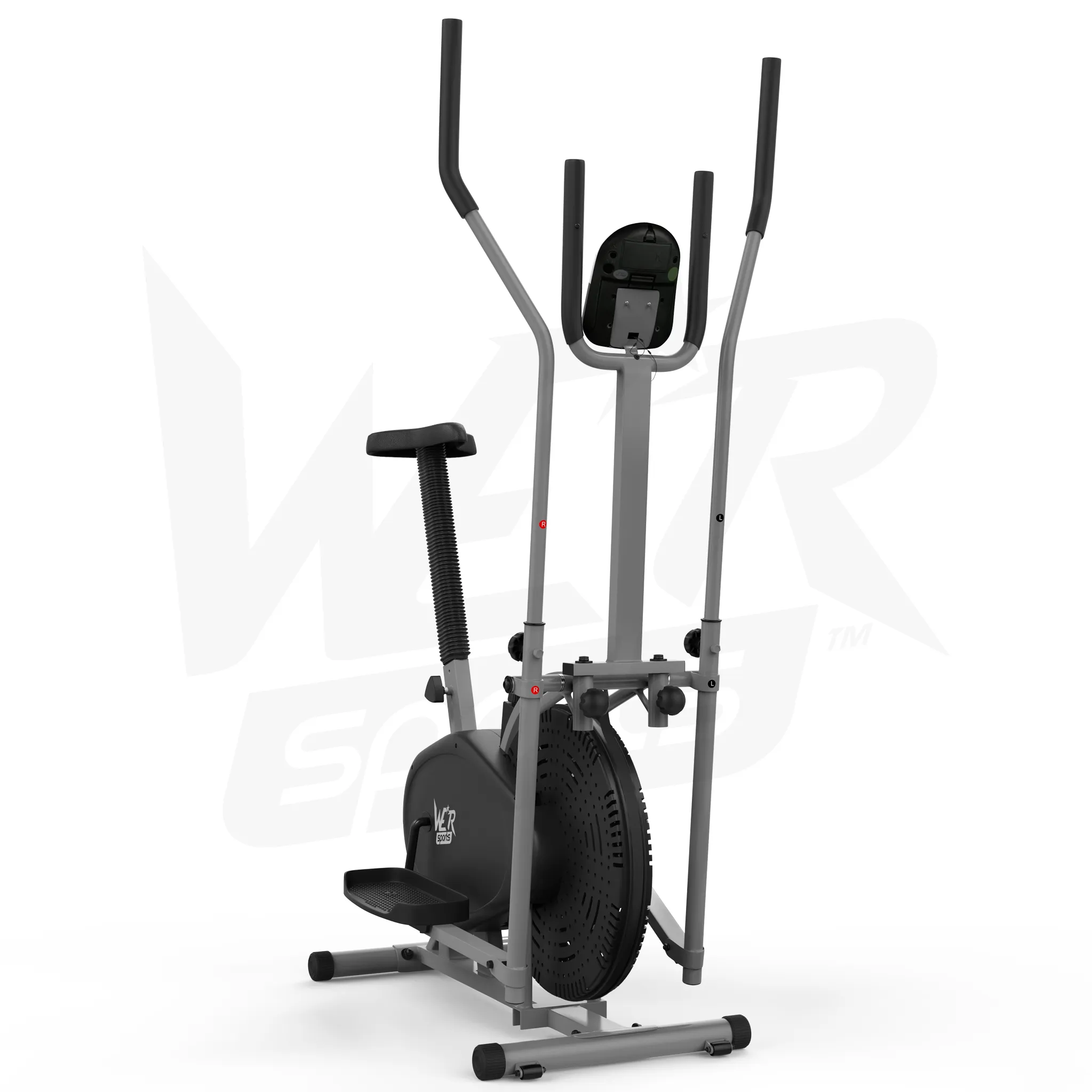RevXtreme PowerXross Deluxe 2-in-1 Elliptical Cross Trainer BLACK-SILVER