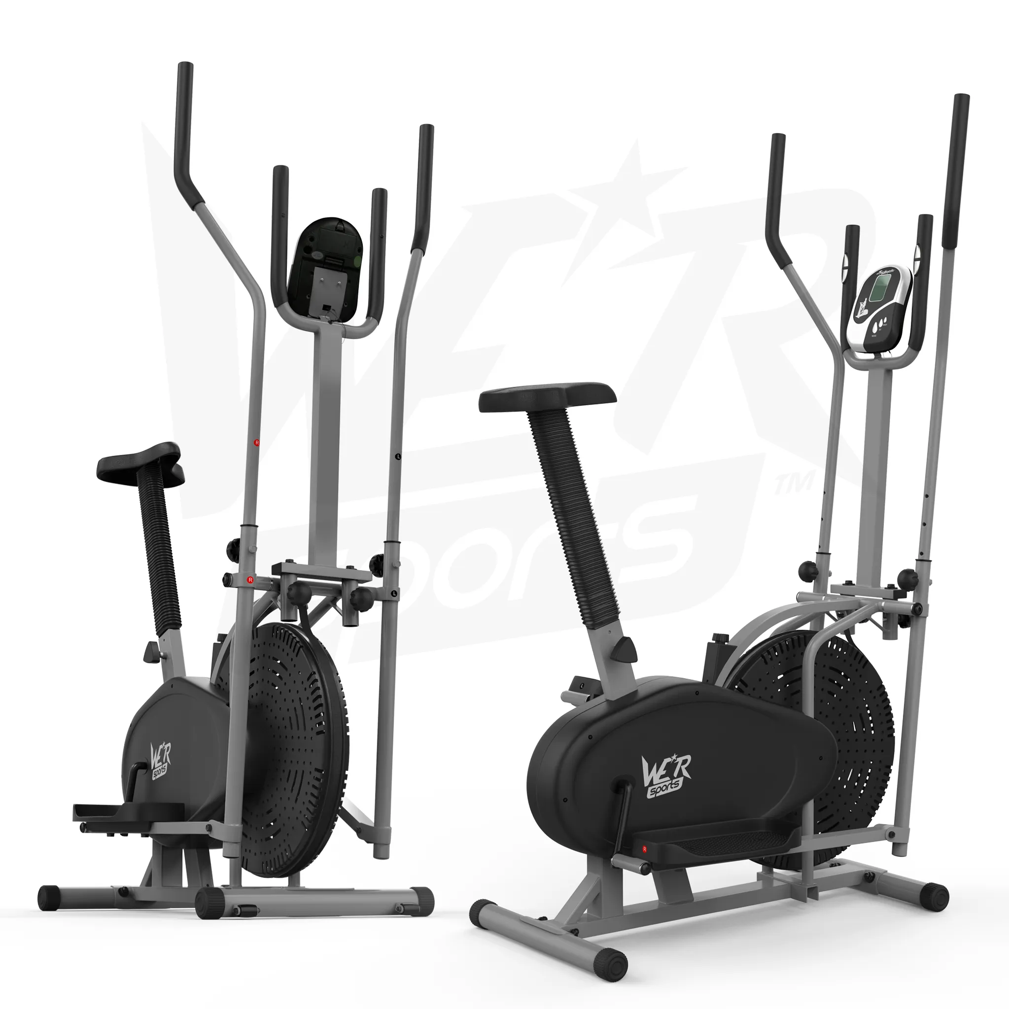 RevXtreme PowerXross Deluxe 2-in-1 Elliptical Cross Trainer BLACK-SILVER