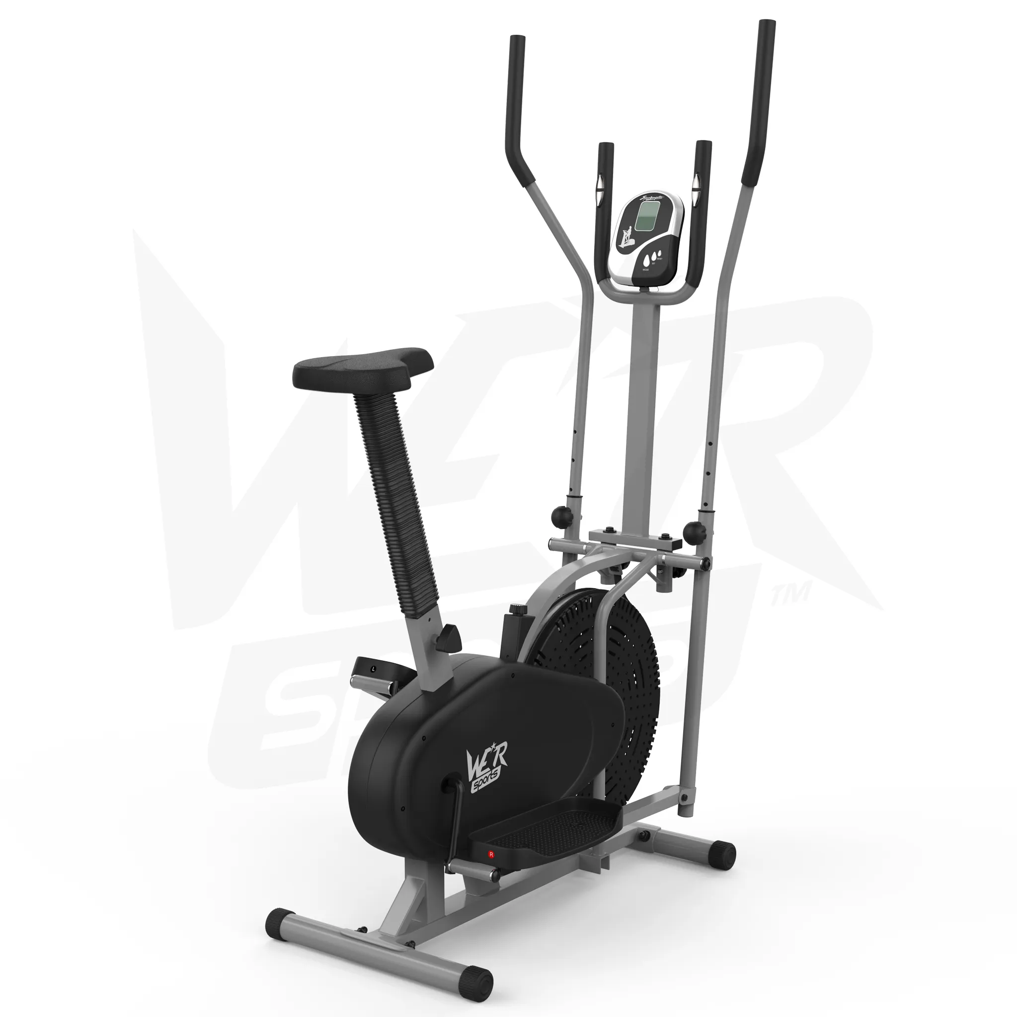 RevXtreme PowerXross Deluxe 2-in-1 Elliptical Cross Trainer BLACK-SILVER