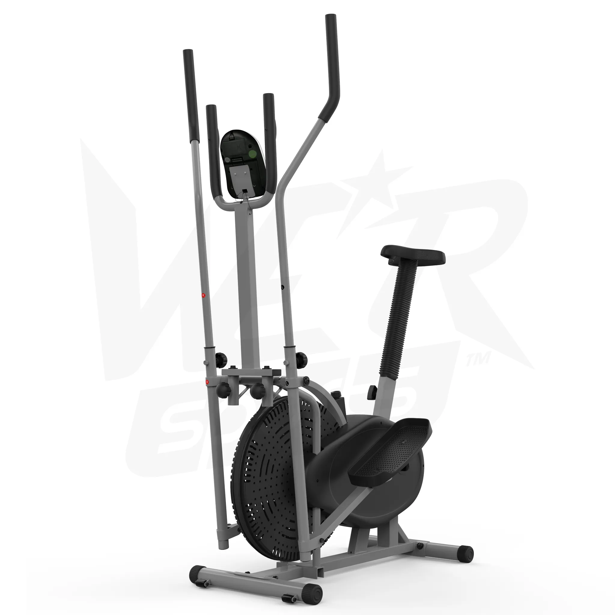 RevXtreme PowerXross Deluxe 2-in-1 Elliptical Cross Trainer BLACK-SILVER