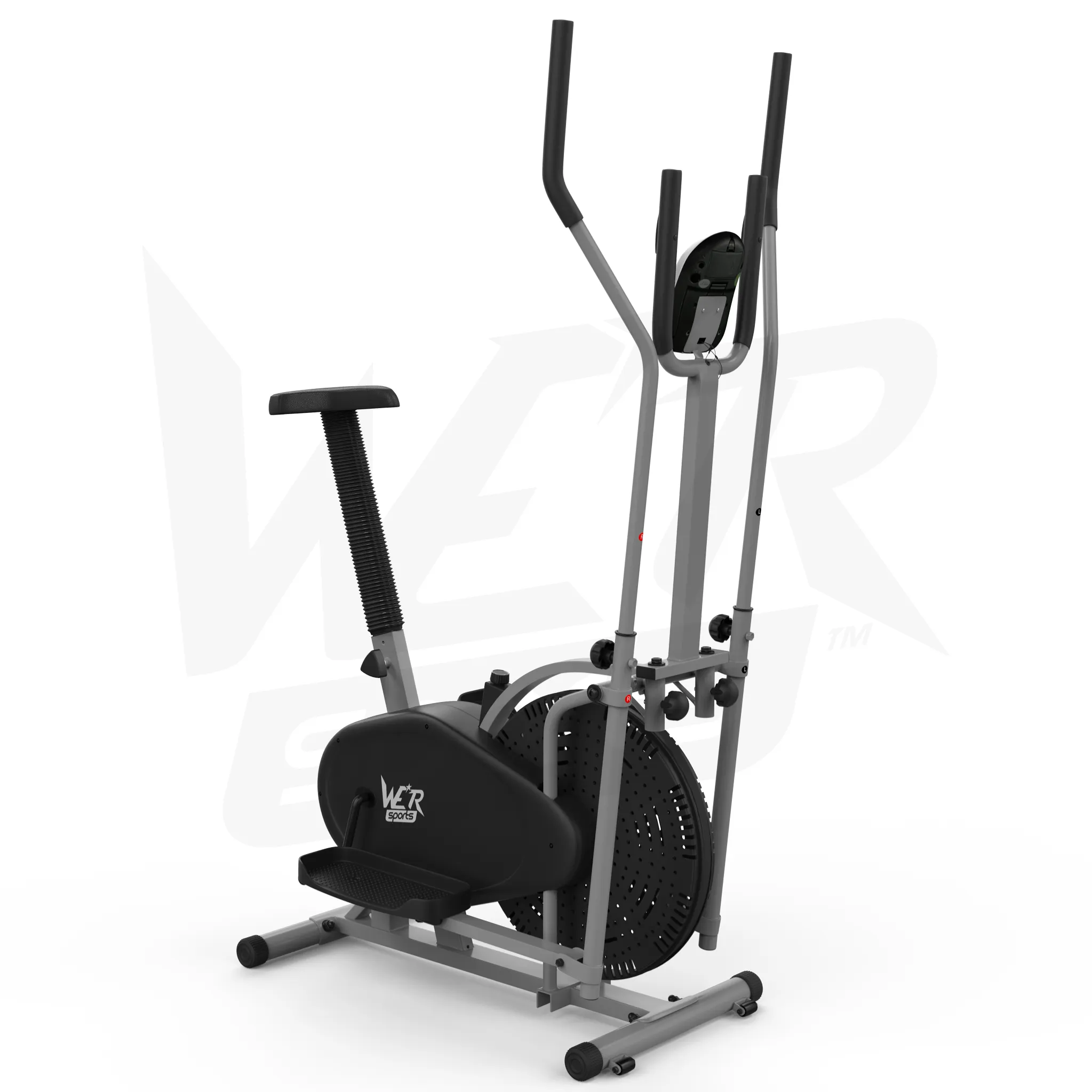 RevXtreme PowerXross Deluxe 2-in-1 Elliptical Cross Trainer BLACK-SILVER