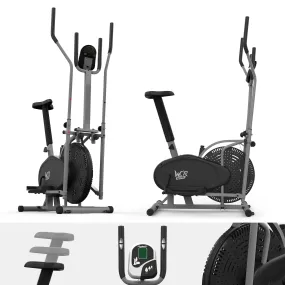 RevXtreme PowerXross Deluxe 2-in-1 Elliptical Cross Trainer BLACK-SILVER