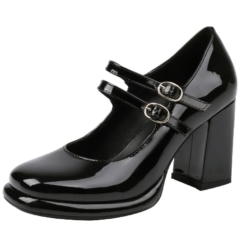 Straps Mary Janes High Heels Platform Shoes
