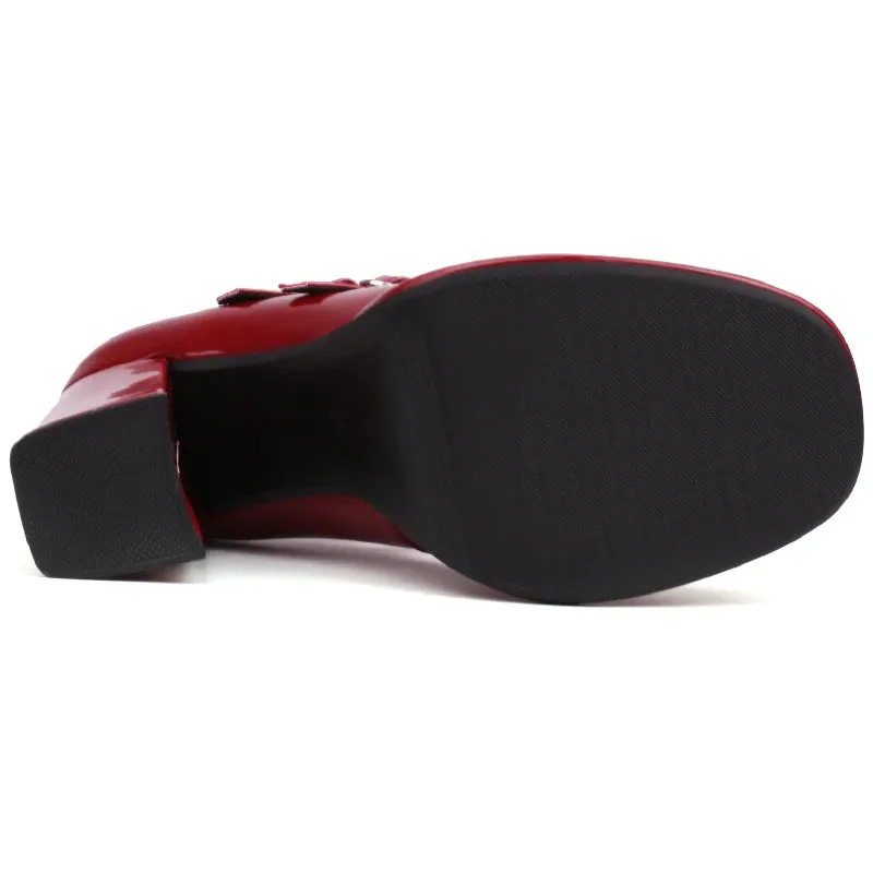 Straps Mary Janes High Heels Platform Shoes