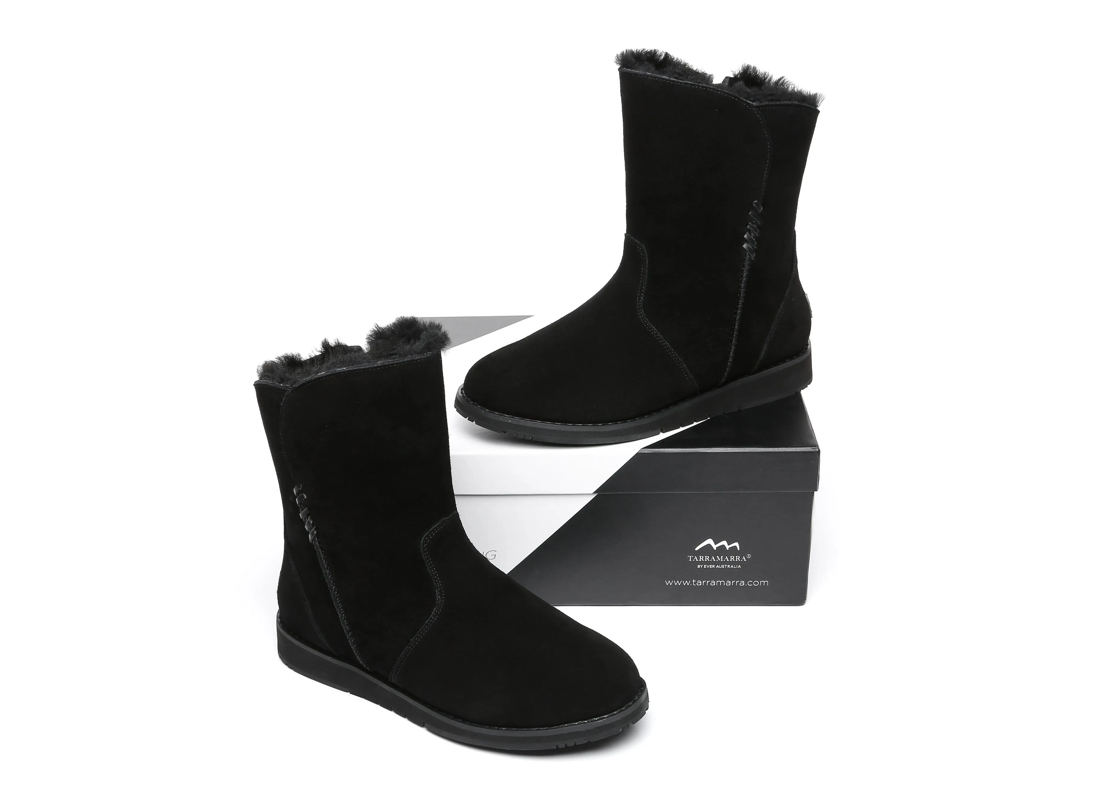TARRAMARRA® Women UGG Corina Suede Mid Calf Boots Water Resistant
