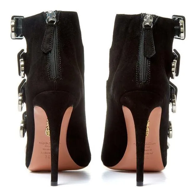 'Tutto' Buckle Suede or Leather Sandals