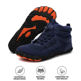 Winter Outdoor Plus Velvet Hiking Shoes Footwear Thick Warm Non-slip & Waterproof Winter Barefoot Shoe (Unisex)