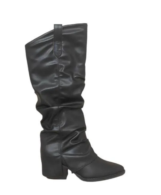 Womens Shoes - Thea Fold Over Slit Jean Boots