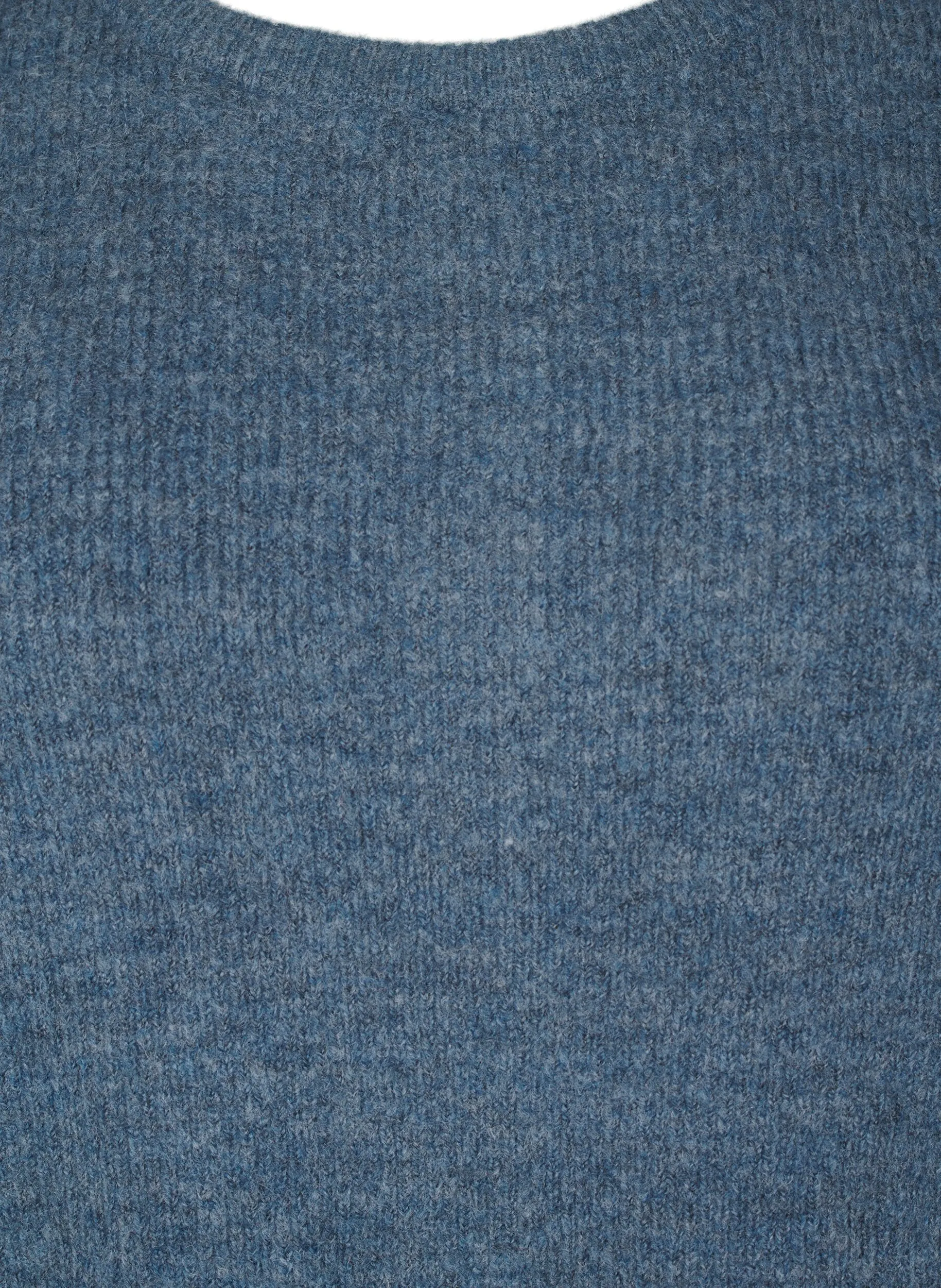 Zizzi Maya Knit Jumper in Blue